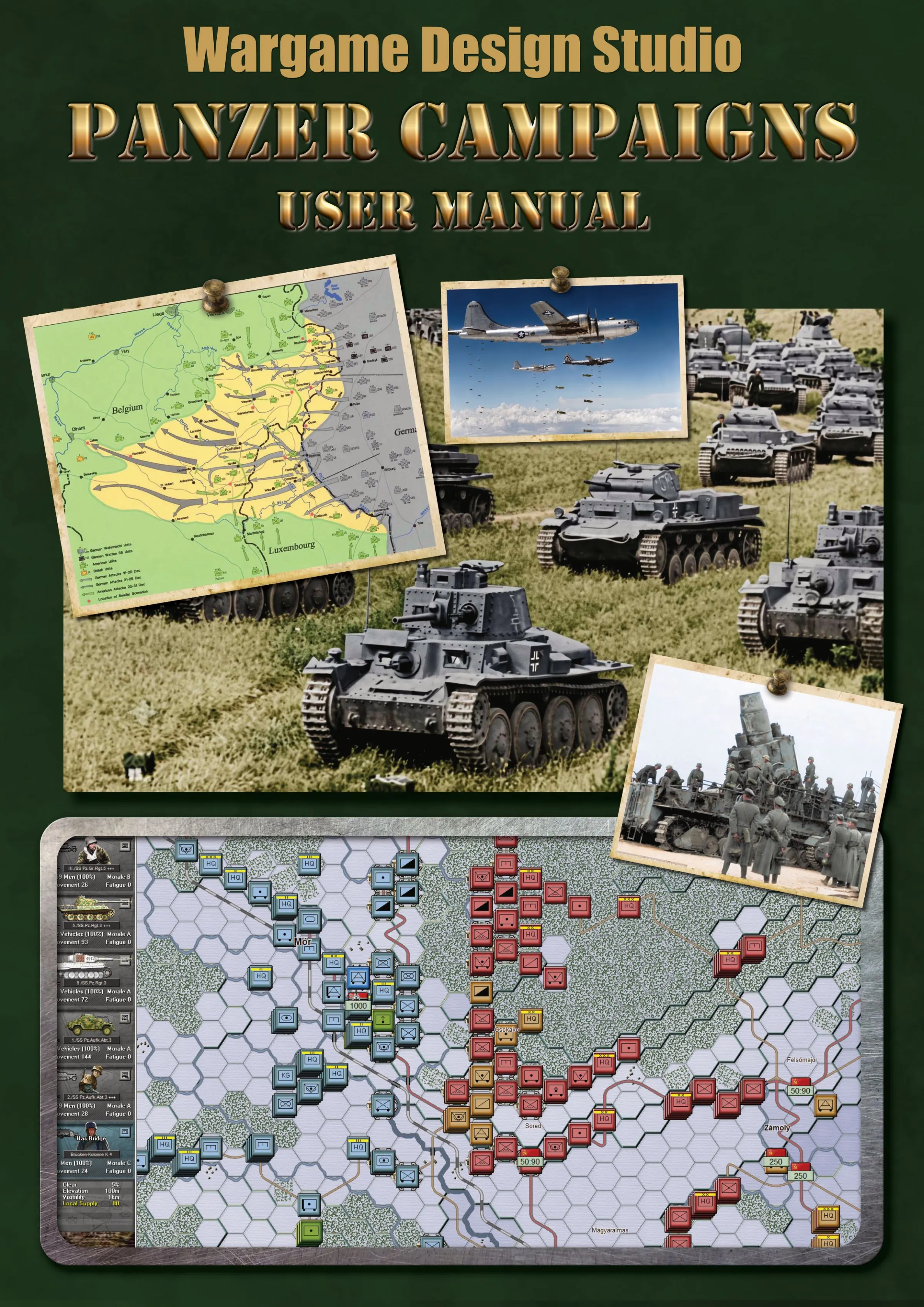 Panzer Campaigns user manual cover
